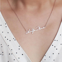 Load image into Gallery viewer, Custom Signature Necklace