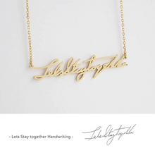 Load image into Gallery viewer, Custom Signature Necklace