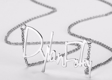 Load image into Gallery viewer, Custom Signature Necklace