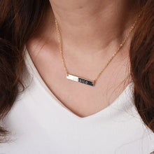 Load image into Gallery viewer, Personalized Bar Necklace